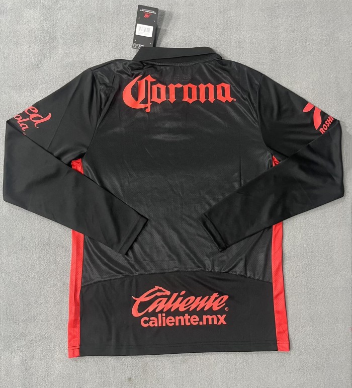 25-26 Toluca Third Long Sleeve Soccer Jersey*带星