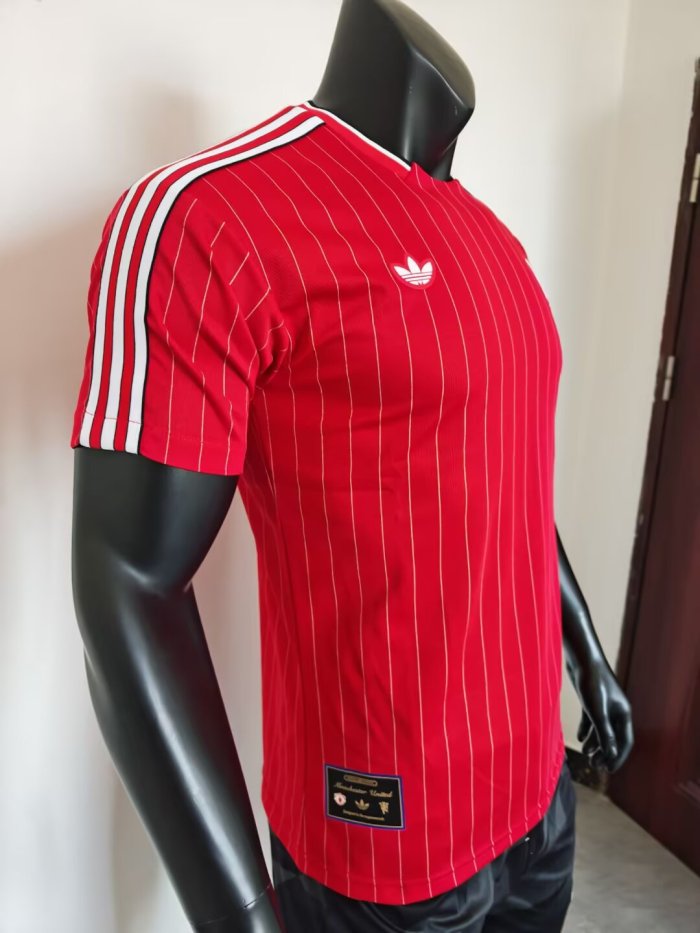 25-26 Man Utd Red Casual Edition Player Version Training shirts