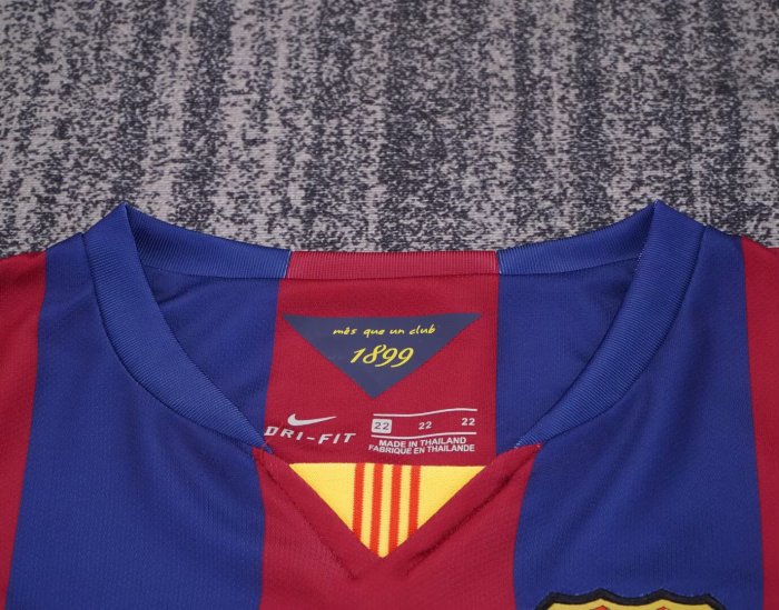 2014-2015 BAR Home Long sleeves Retro Kids Soccer Jersey