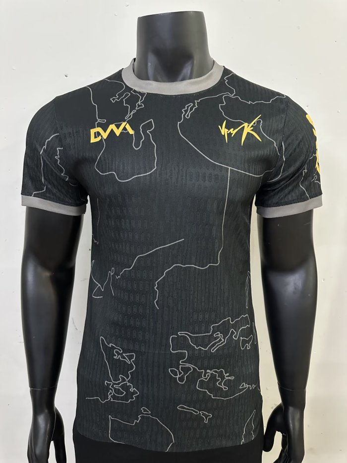 2025 DVV Black Casual Edition Player Version Soccer Jersey