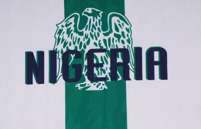 1996 Nigeria Away Retro Kids Soccer Jersey