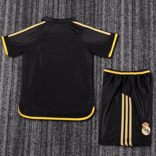 1999-2001 RMA Away Retro Kids Soccer Jersey