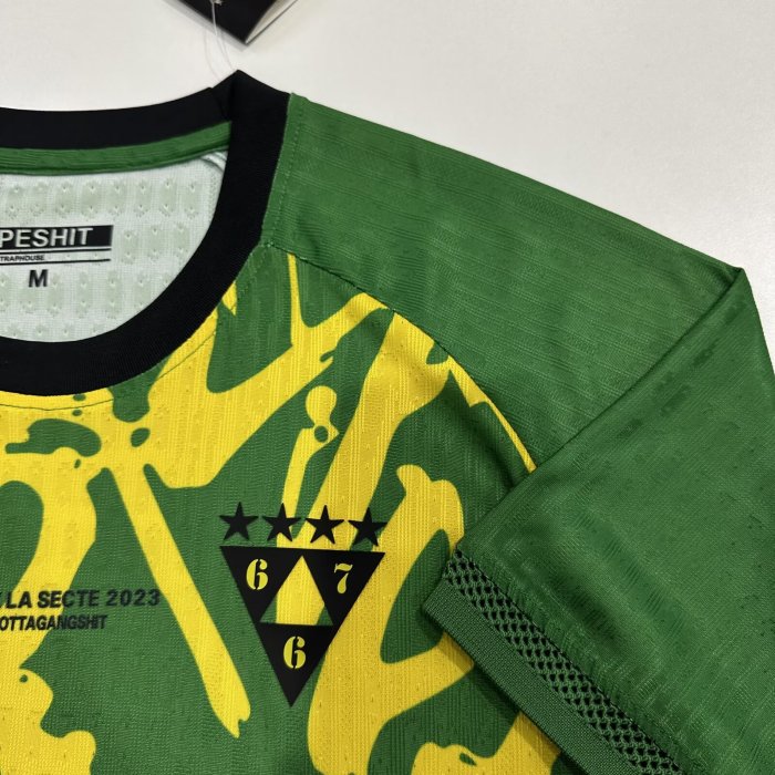 25-26 PSG Green Co-Signed Version Player Version Soccer Jersey