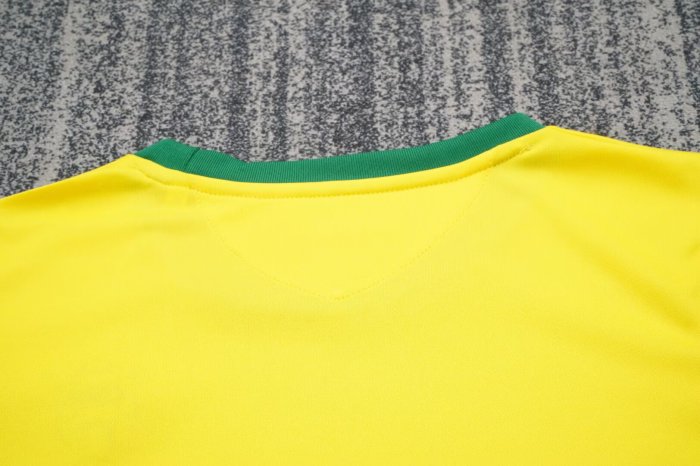 1970 Brazil Home Retro Kids Soccer Jersey