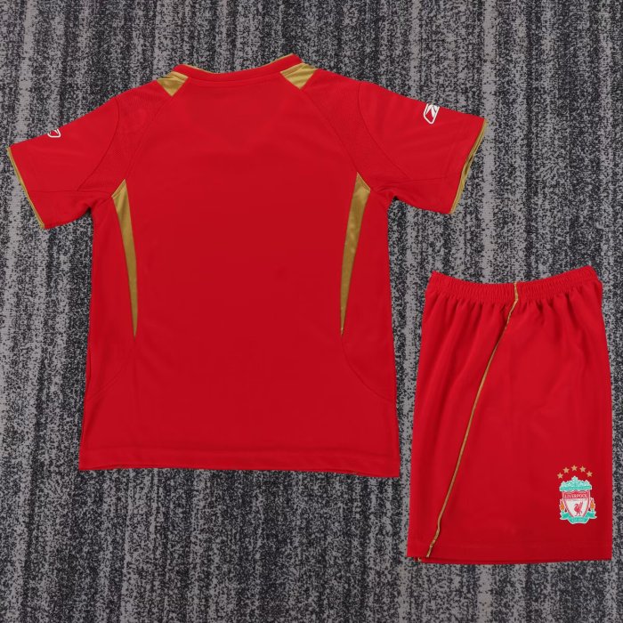2005-2006 LIV Home Retro Kids Soccer Jersey