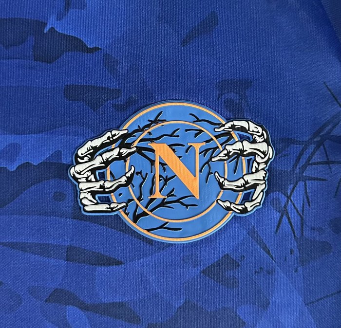 25-26 Napoli Blue All Saints' Day Fans Soccer Jersey