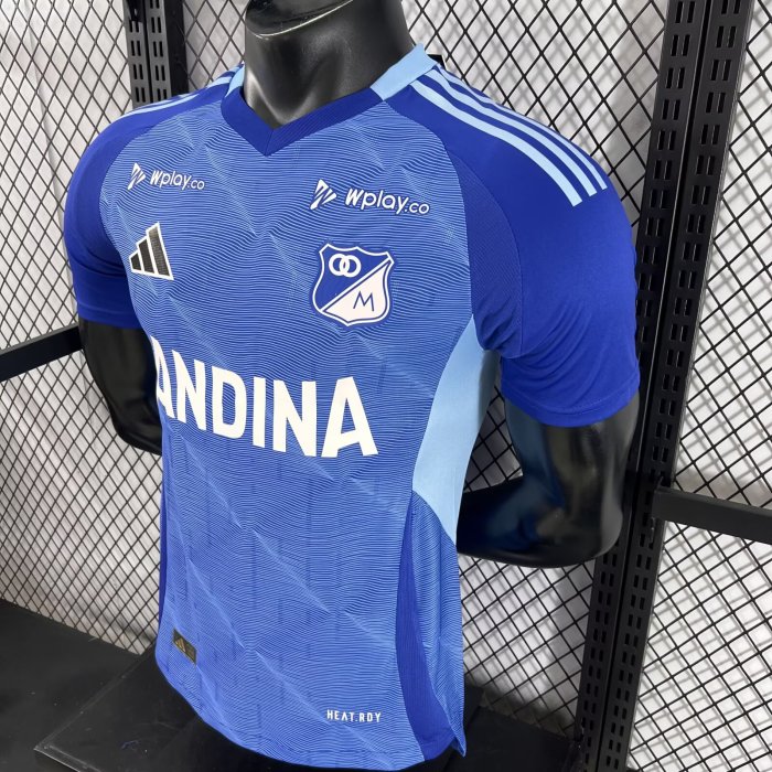 25-26 Millonarios Fútbol Home Player Version Soccer Jersey