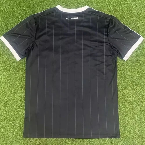 25-26 New Zealand Black Fans Soccer Jersey
