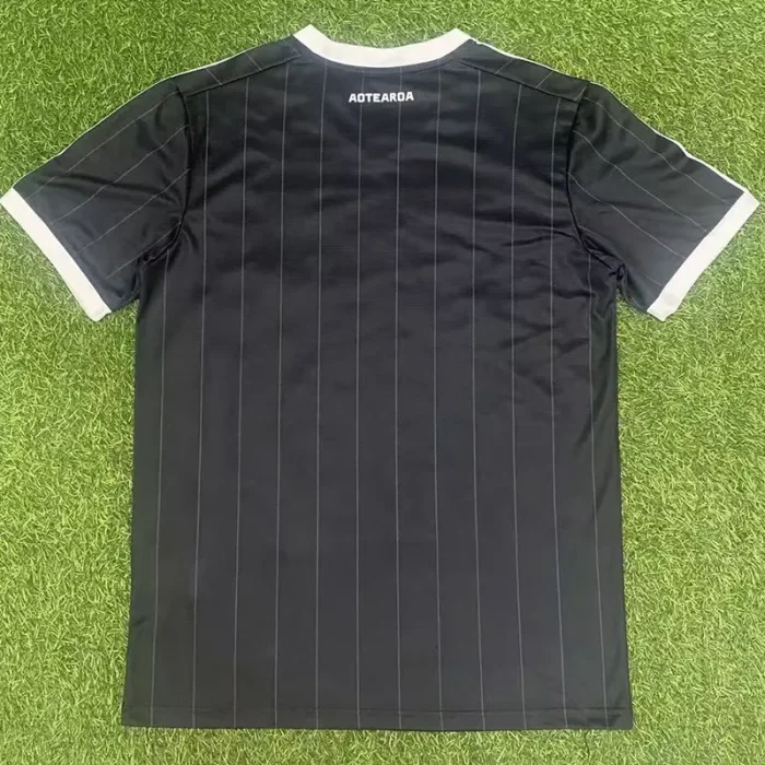 25-26 New Zealand Black Fans Soccer Jersey