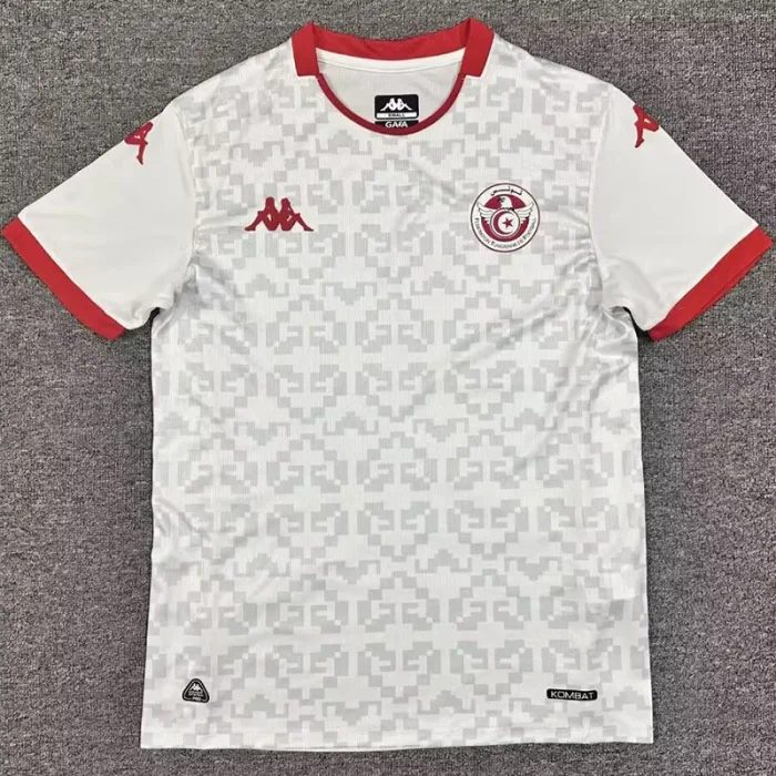 25-26 Tunisia Away Fans Soccer Jersey