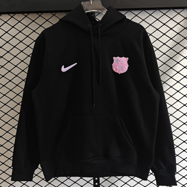 25-26 BAR Black Hoody 黑色(加绒)粉标