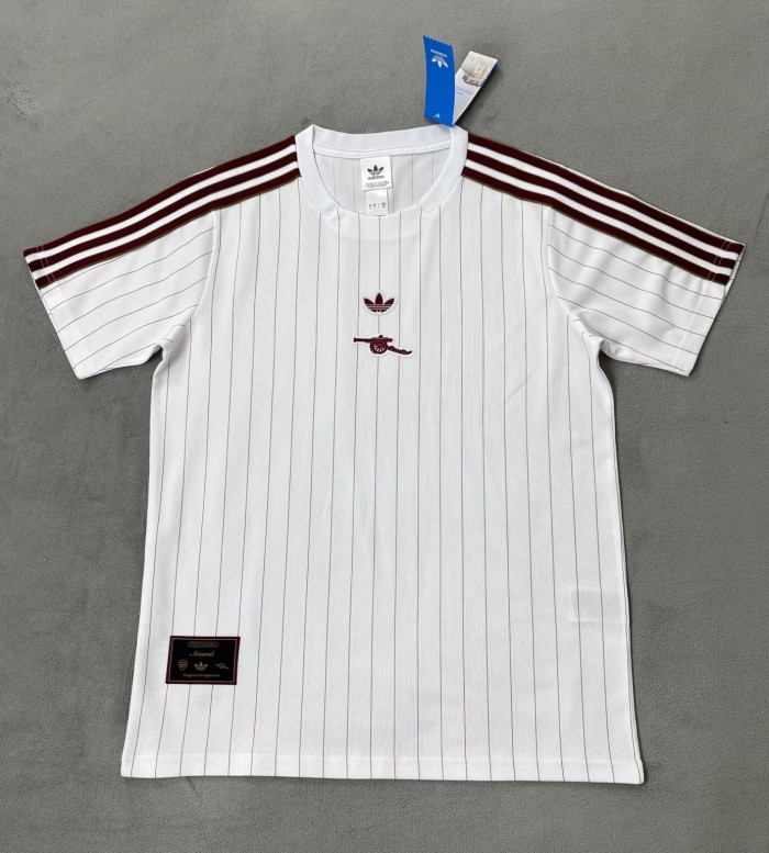 25-26 ARS White Casual Special Edition Fans Soccer Jersey