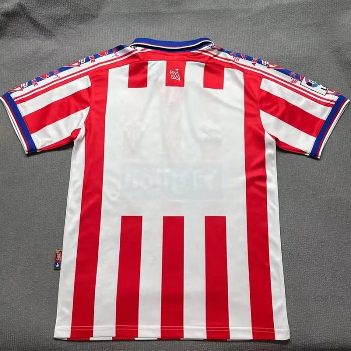 1999-2000 Gijon Home Retro Soccer Jersey