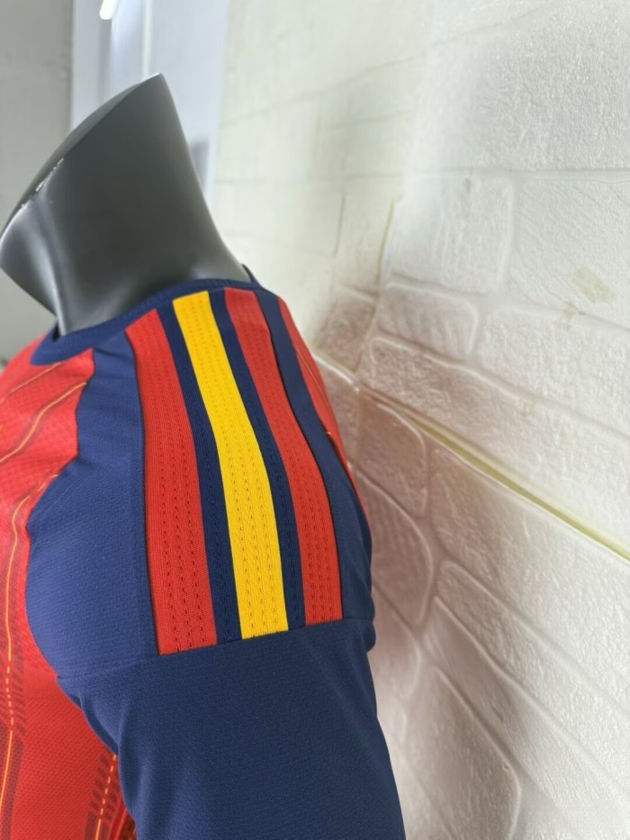 2026 World Cup Spain Home Player Version Soccer Jersey