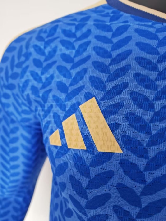 25-26 Italy Home Long sleeves Player Version Soccer Jersey*长袖球员