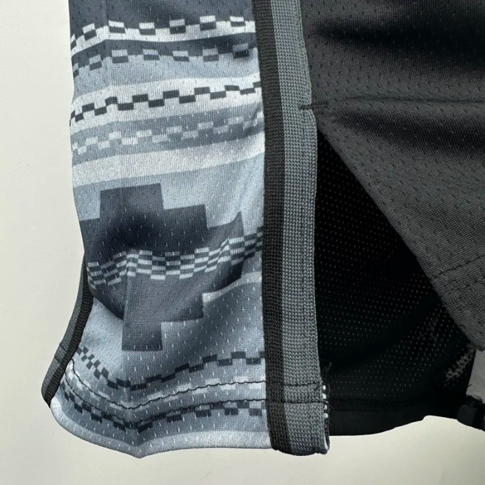 22-23 SA Spurs FOX #4 Black Top Quality Hot Pressing NBA Jersey (Trapeze Edition) 飞人版