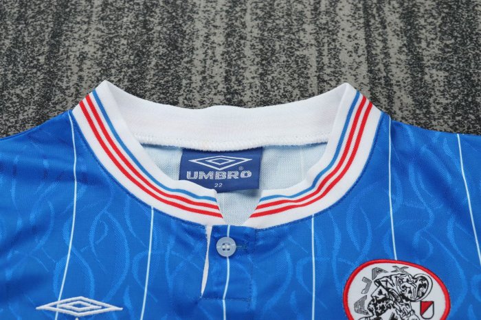 1989-1990 Aja× Away Retro Kids Soccer Jersey