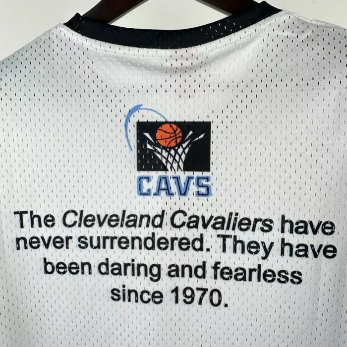2026 Cleveland Cavaliers White Retro High Quality Casual T-Shirt #MN