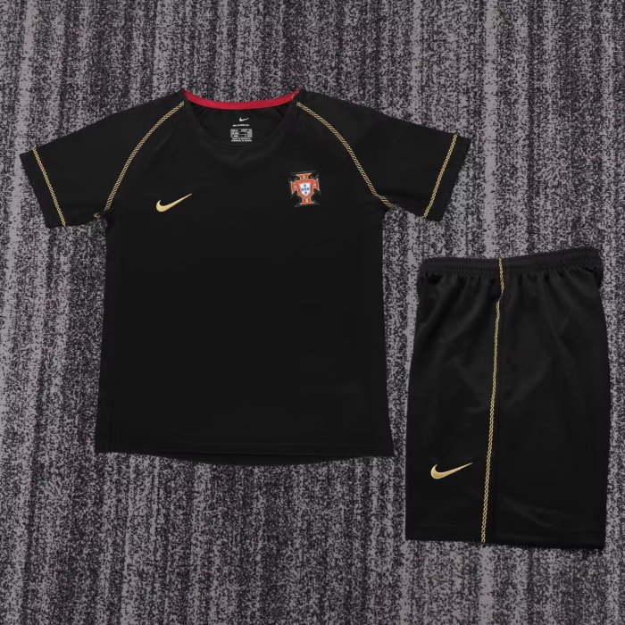 2006 Portugal Away Retro Kids Soccer Jersey