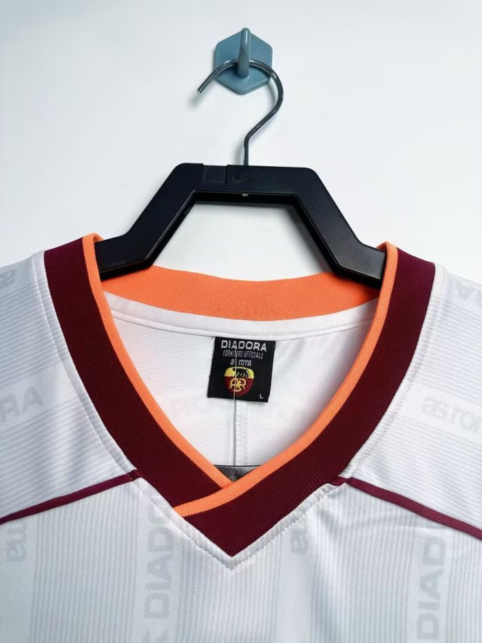 1999-2000 Roma Away Retro Soccer Jersey