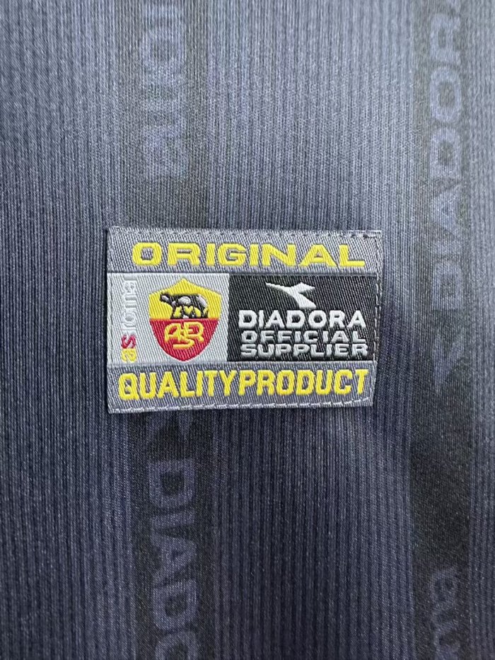 1999-2000 Roma Third Long Sleeve Retro Soccer Jersey