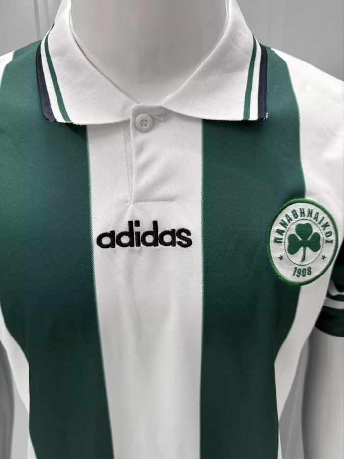 1996-1997 Panathinaikos Home Retro Soccer Jersey