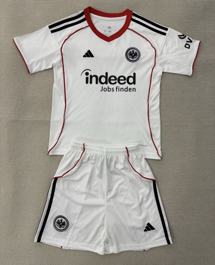 25-26 Frankfurt Away Kids Soccer Jersey