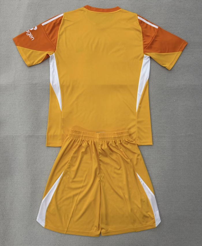 25-26 Nottingham Orange GoalKeeper Kids Soccer Jersey