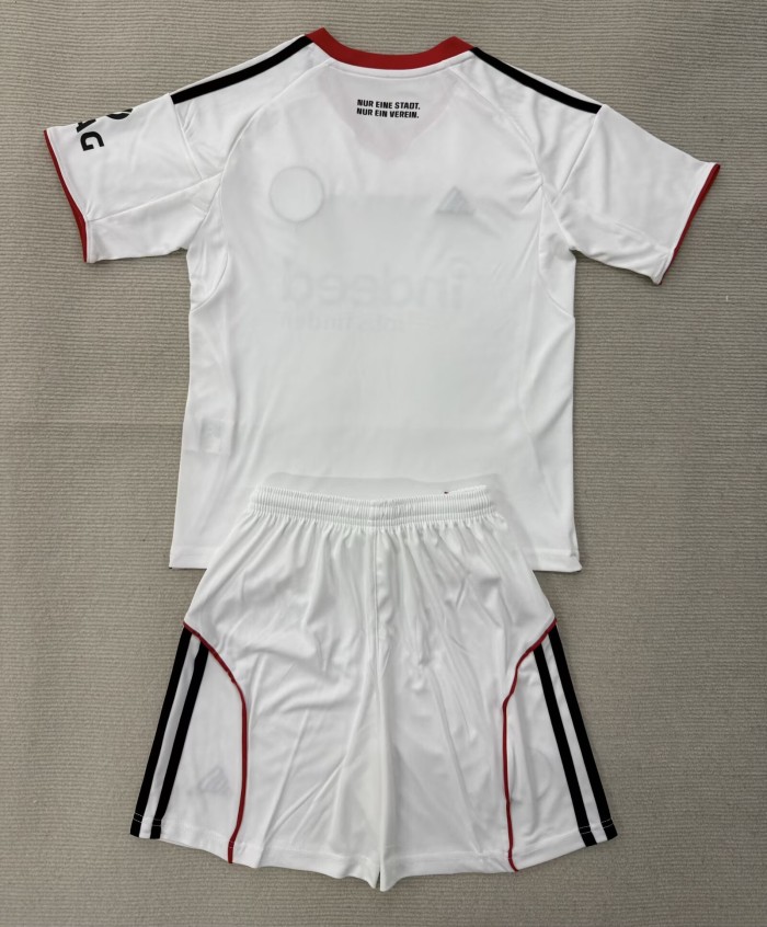 25-26 Frankfurt Away Kids Soccer Jersey