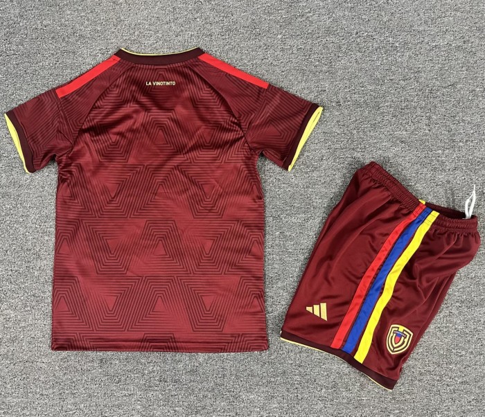 2026 Venezuela Home Kids Soccer Jersey