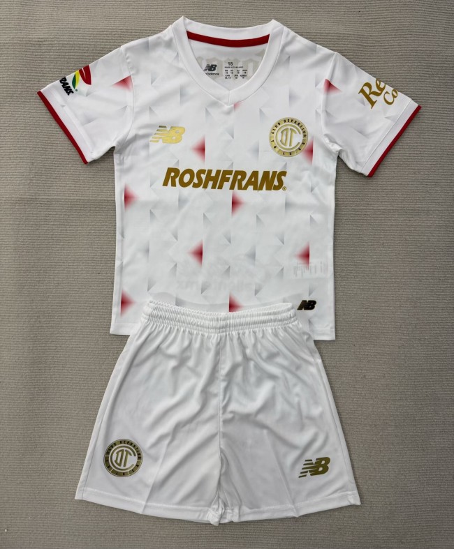 25-26 Toluca Away Kids Soccer Jersey