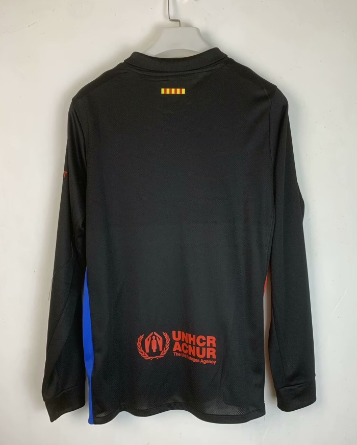 24-25 BAR Away Long Sleeve Fans Soccer Jersey
