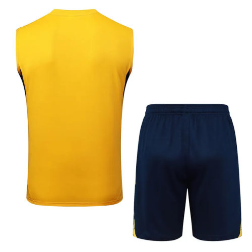 25-26 Boca Juniors High Quality Tank Top And Shorts Suit
