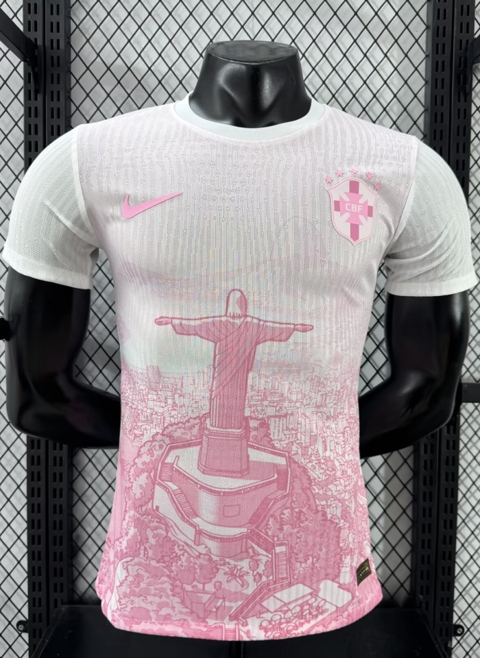 25-26 Brazil Pink Special Edition Player Version Soccer Jersey