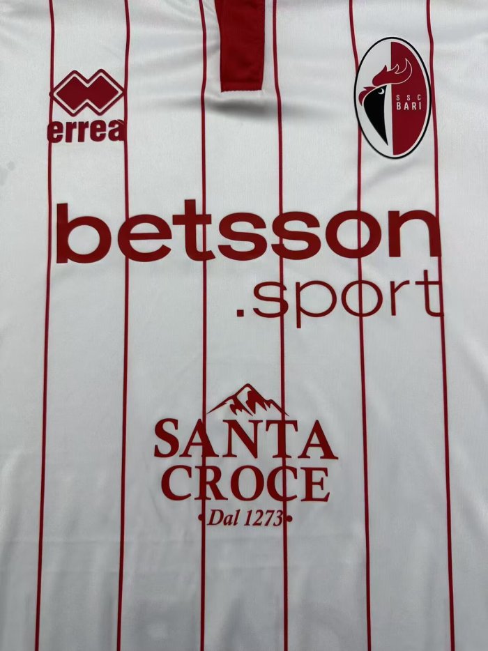 25-26 Bari Home Fans Soccer Jersey