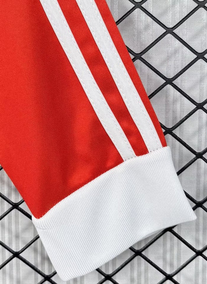 1977-1980 Nottingham Home Long Sleeve Retro Soccer Jersey