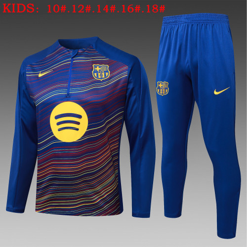 25-26 BAR High Quality Kids Half Pull Tracksuit