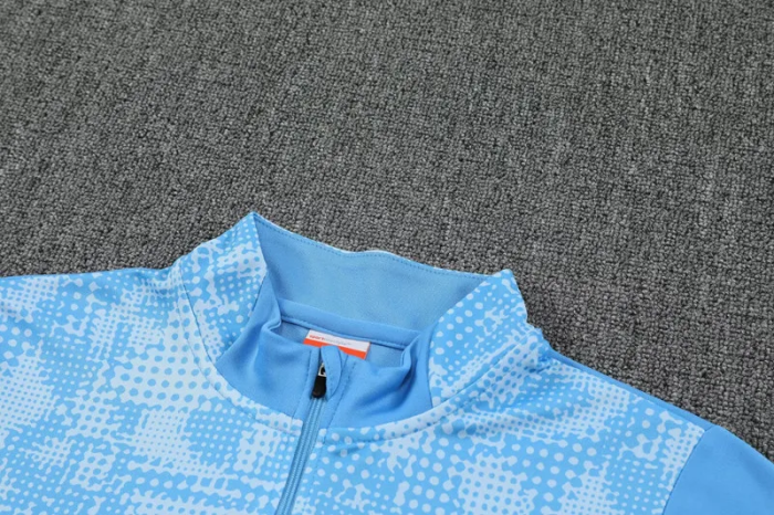 25-26 Man City High Quality Half Pull Tracksuit