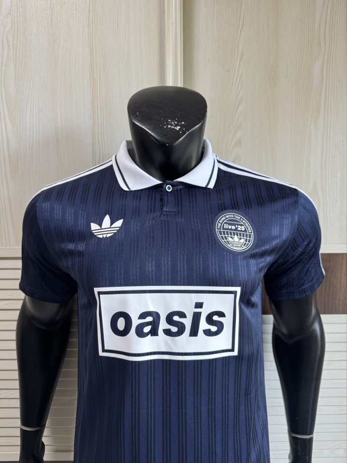 2025 AD Oasis Joint Edition #25 Blue Player Version Polo Short Sleeve