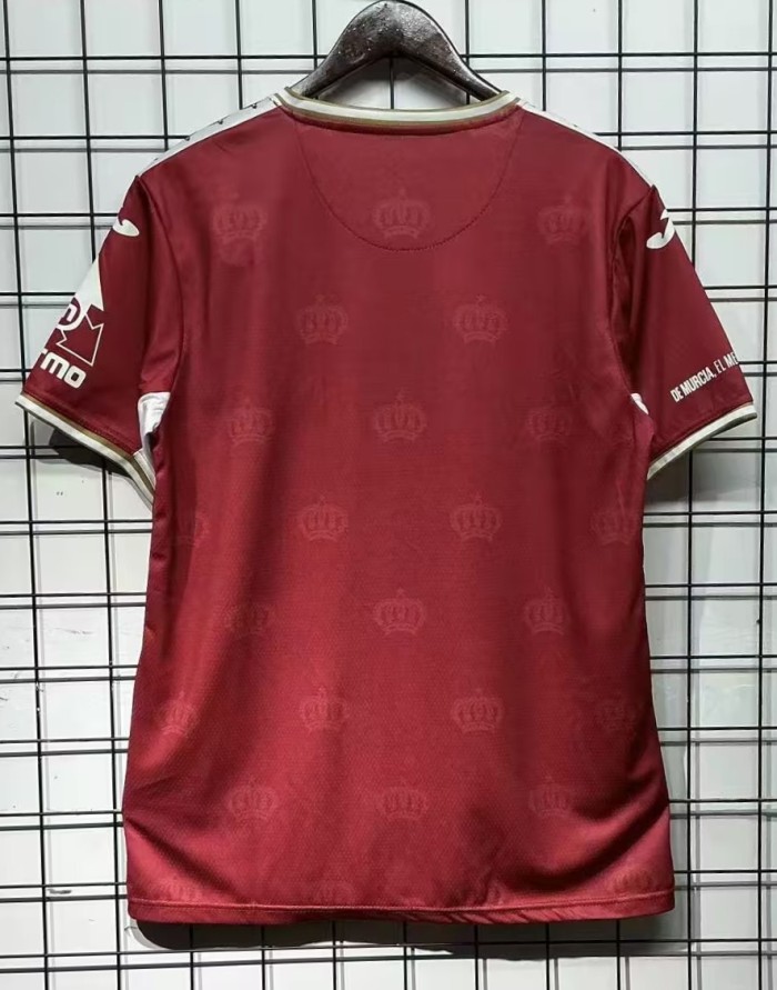 25-26 Real Murcia Home Fans Soccer Jersey