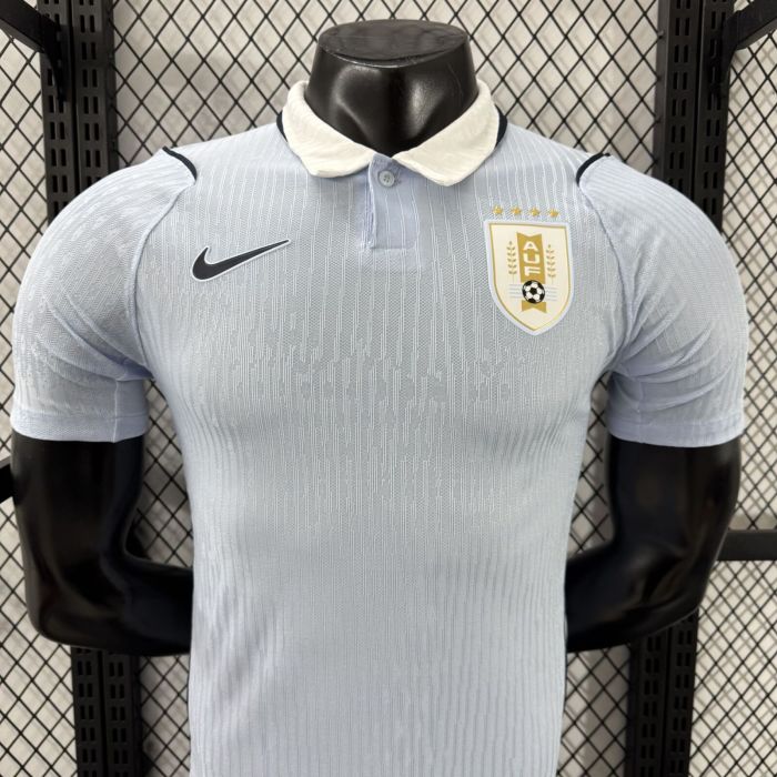 2026 World Cup Uruguay Home Player Version Soccer Jersey