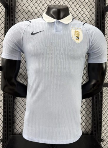 2026 World Cup Uruguay Home Player Version Soccer Jersey