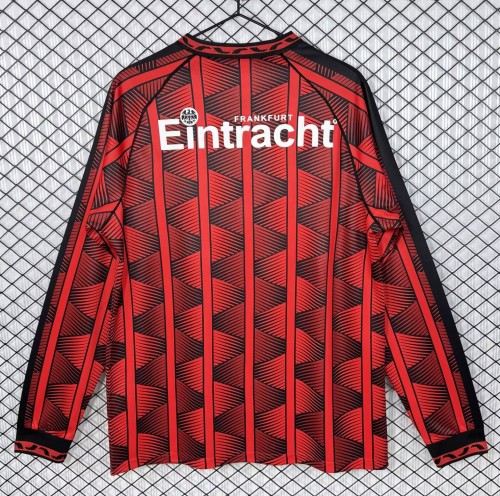 1995-1996 Frankfurt Home Long Sleeve Retro Soccer Jersey