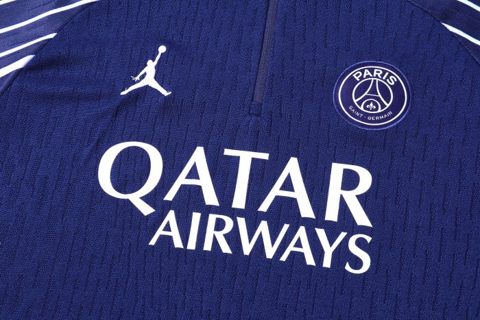 25-26 PSG High Quality Kids Half Pull Tracksuit