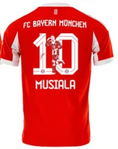25-26 Bayern Home Special Edition Font Long Sleeve Player Version Soccer Jersey (长袖球员印特别版字体)