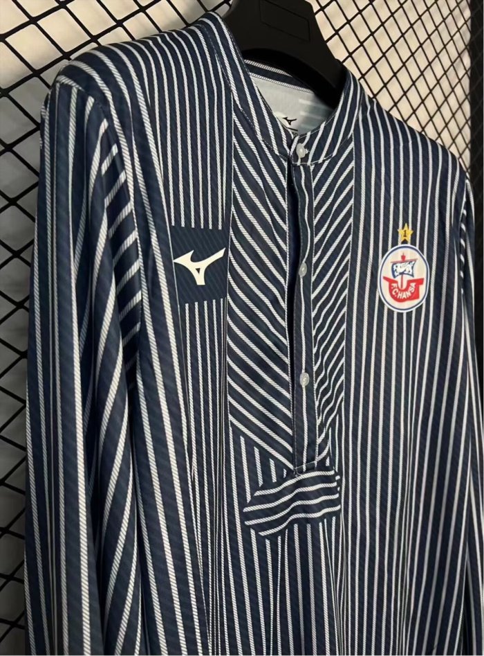 25-26 Hansa Rostock 60th Anniversary Edition Long Sleeve Fans Soccer Jersey