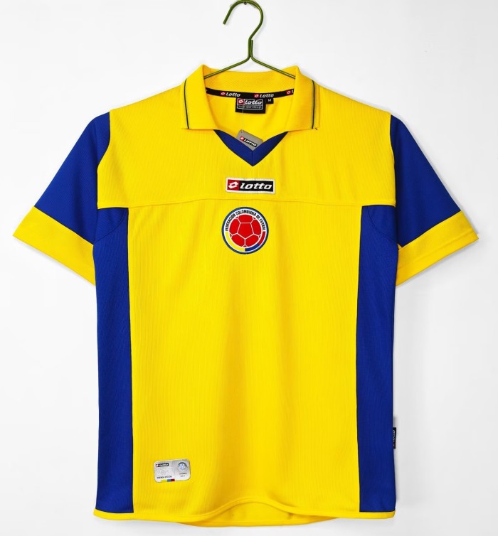 2003-2005 Colombia Home Retro Soccer Jersey