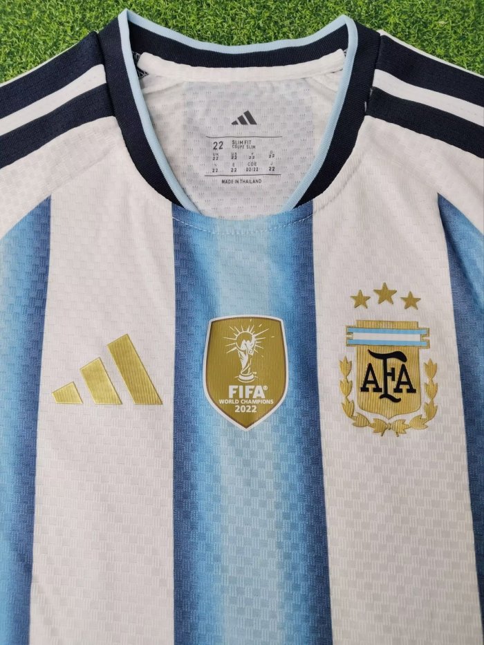2026 World Cup Argentina Home Player Version Kids Soccer Jersey(球员童装)