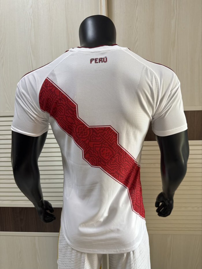 2026 Peru Home Player Version Soccer Jersey
