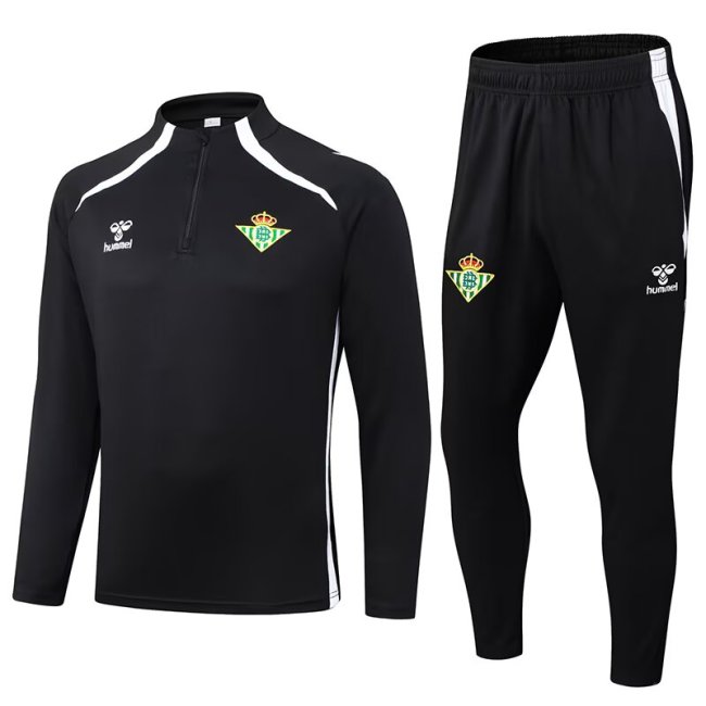 25-26 Real Betis High Quality Half Pull Tracksuit